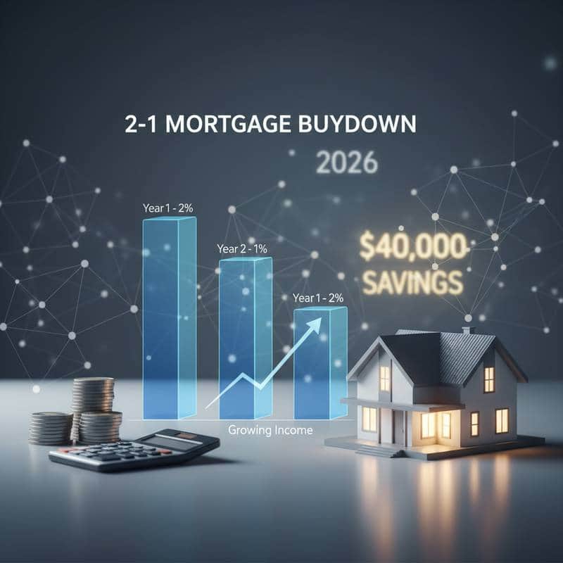Featured image for 2-1 Buydown: Lower Your Mortgage Rate 2% Year One