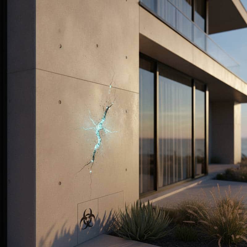 Image for Self-Healing Concrete Repairs Cracks Automatically