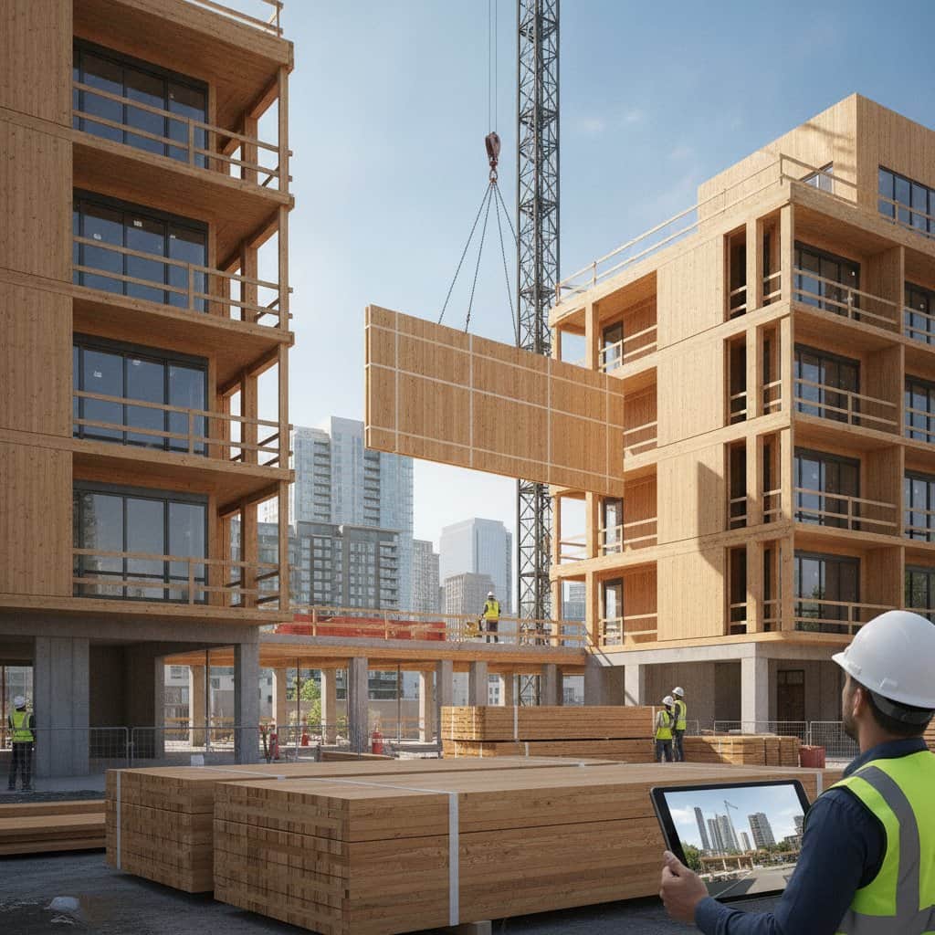 Image for Mass Timber Cuts Build Times 40% With Prefab Panels