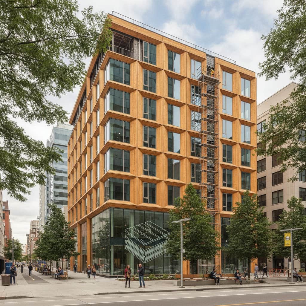 Image for Why Mass Timber Is Fueling the 8-Story Building Boom
