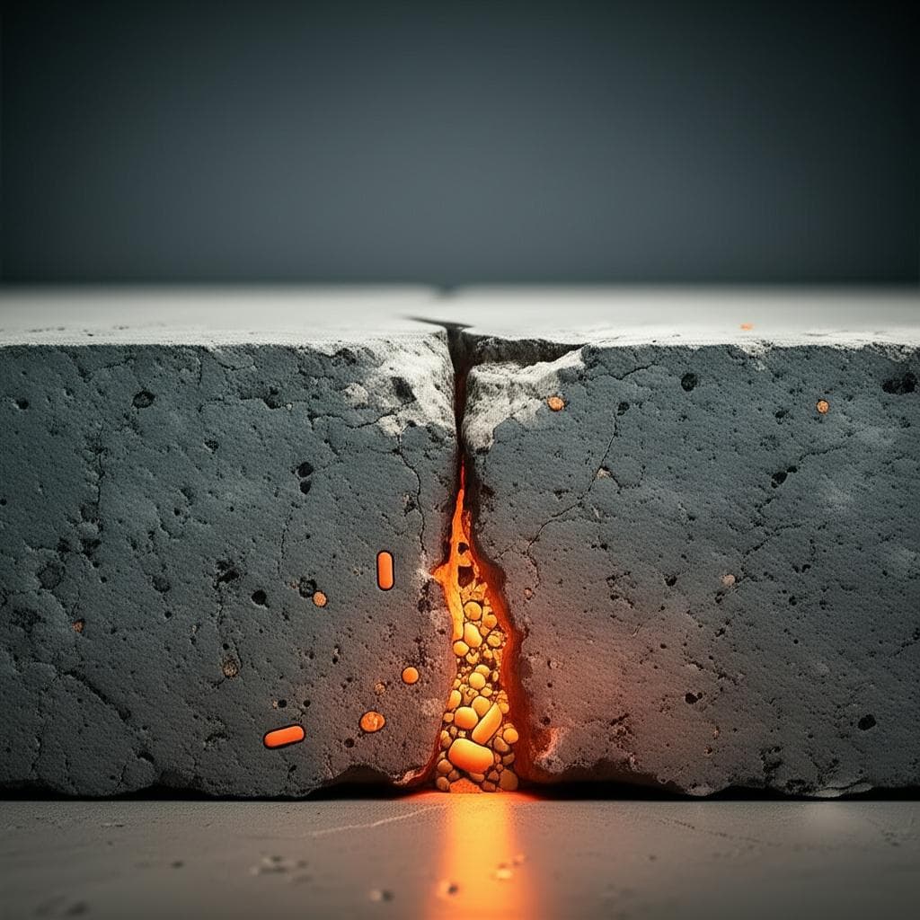 Featured image for Self-Healing Concrete Stops Cracks Before They Spread