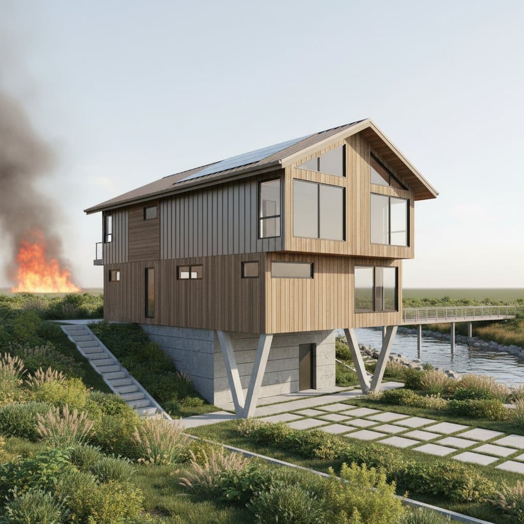 Featured image for Why 2025 Building Codes Stop Wildfire and Flood Damage