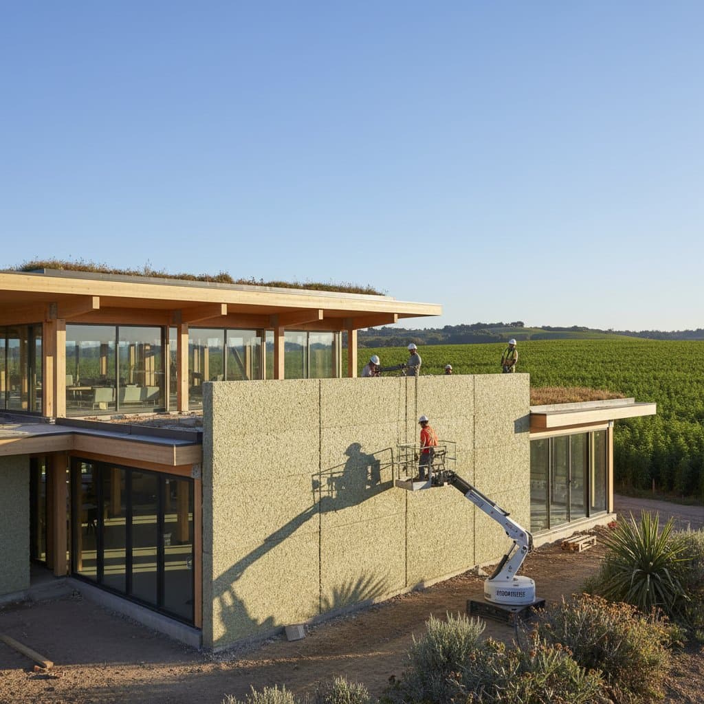 Featured image for Hempcrete Walls Approved in 12 States: Carbon-Negative Building