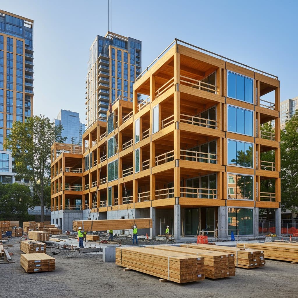 Featured image for Mass Timber Costs vs Concrete: What 2025 Codes Change