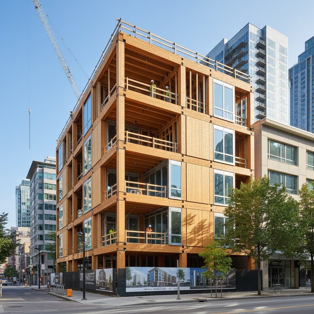 Featured image for Mass Timber Brings Natural Warmth to City Mid-Rises