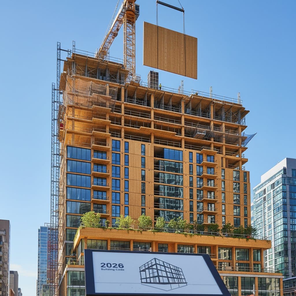 Featured image for Mass Timber Now Approved for 18-Story Buildings
