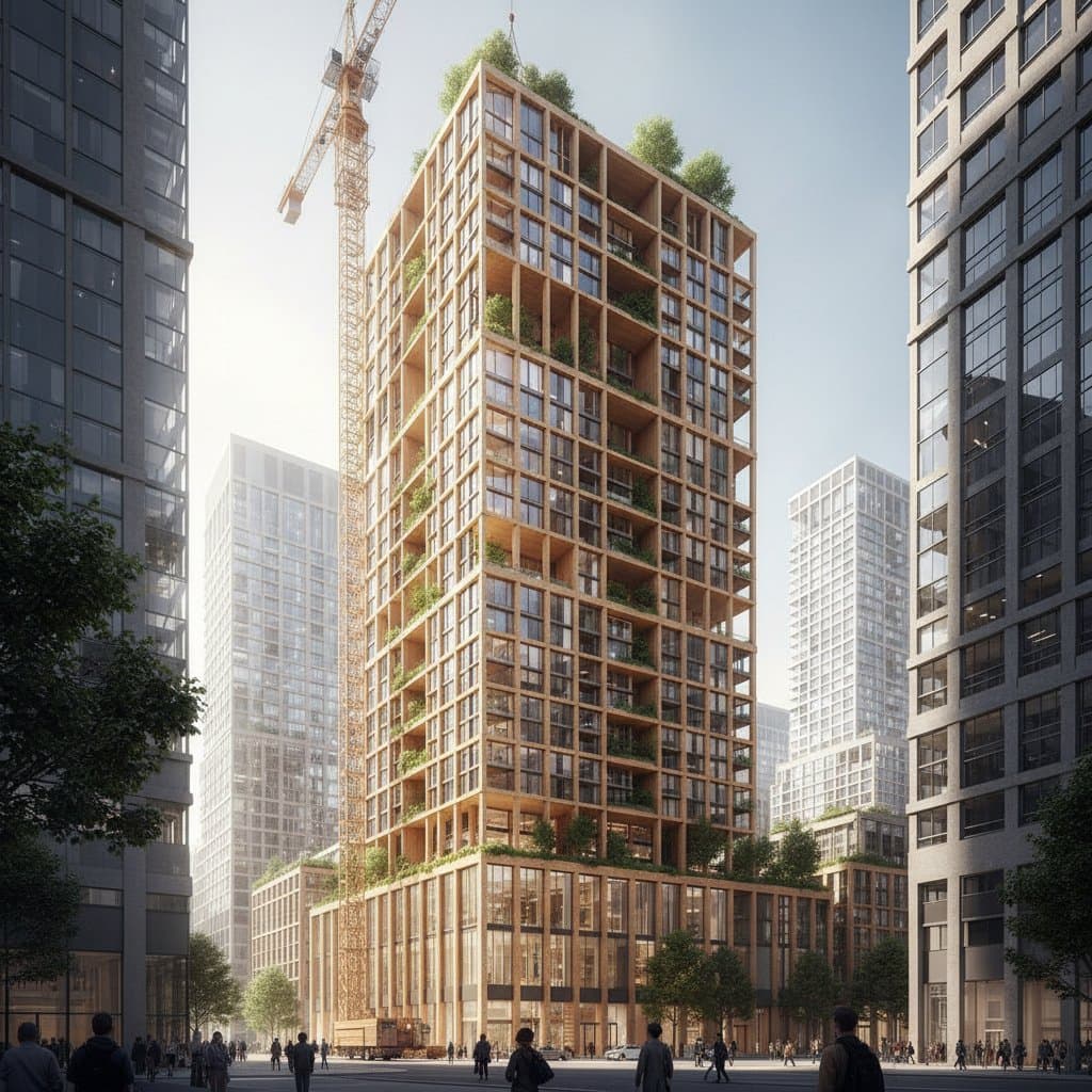 Featured image for Why Timber Towers Are Replacing Steel and Concrete