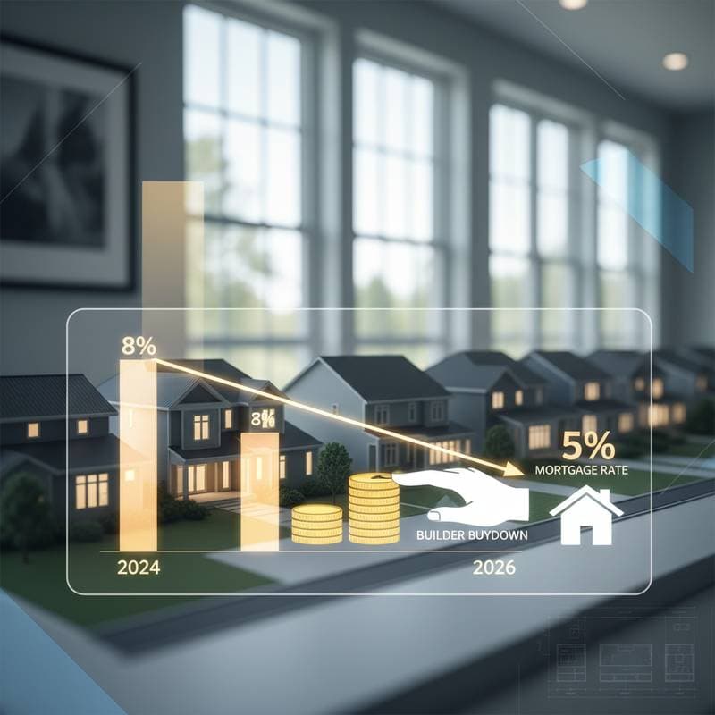 Featured image for Builder Buydowns Bring 5% Mortgage Rates Back