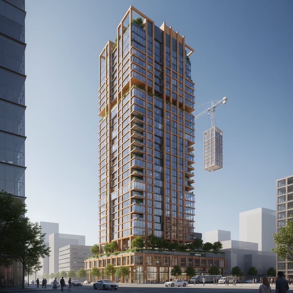 Image for Mass Timber Towers Now Approved Under 2026 Building Codes