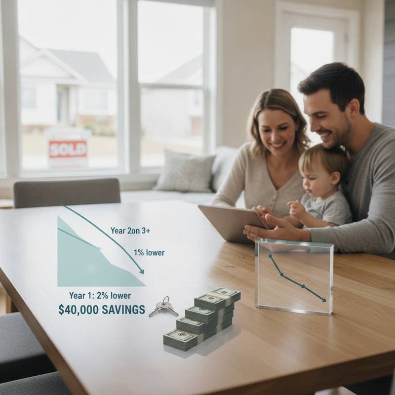 Featured image for Save $40K with a 2-1 Mortgage Buydown Strategy