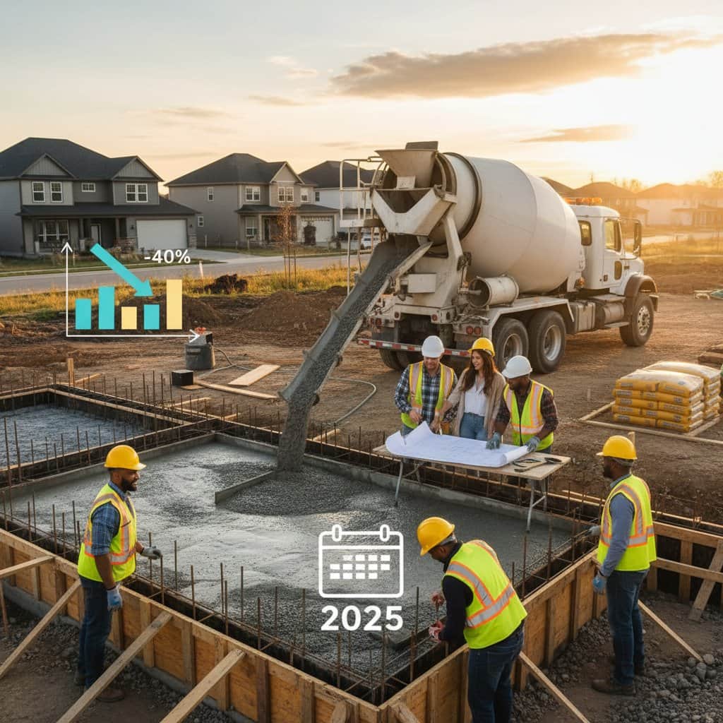 Featured image for 40% Concrete Price Drop Makes Foundation Repairs Affordable