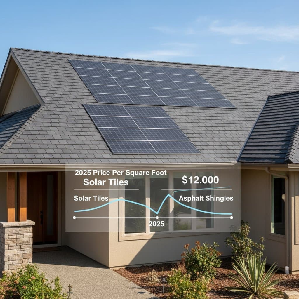 Image for Solar Roof Tiles Now Match Shingles on Price
