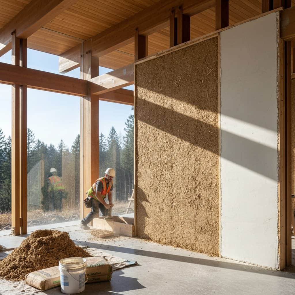Featured image for Hempcrete Walls Breathe, Resist Fire and Mold Naturally