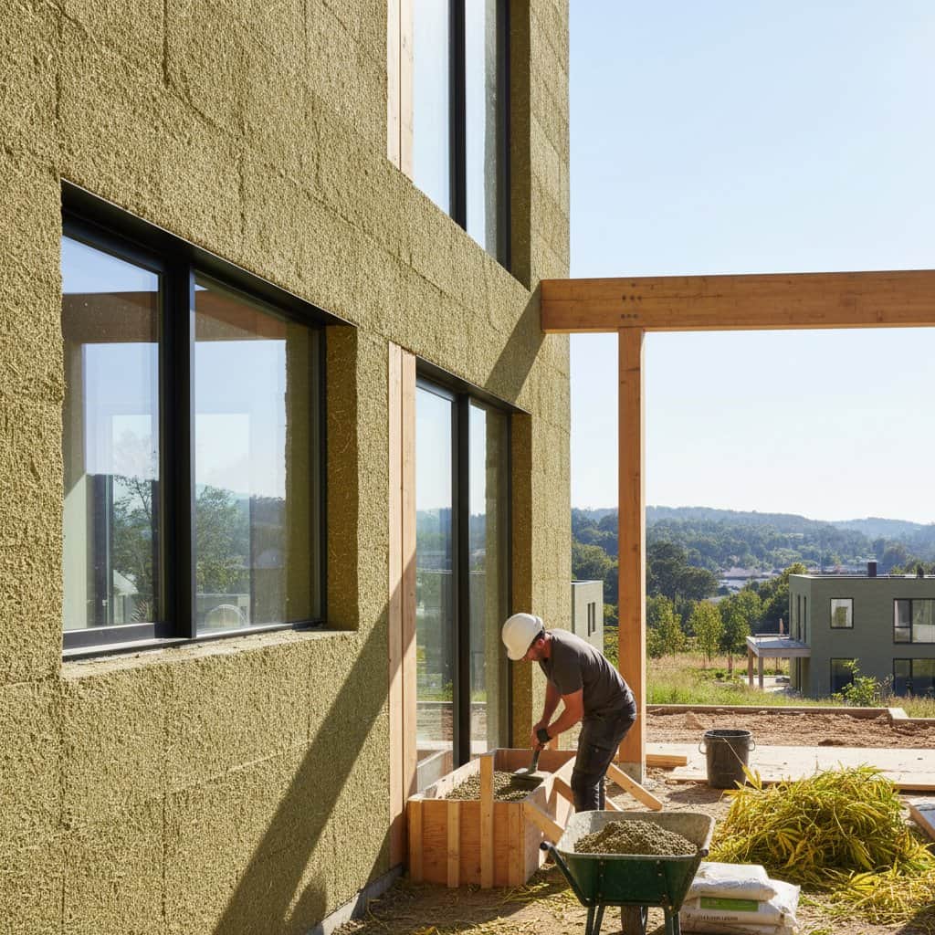 Featured image for Why Hempcrete Walls Are Carbon-Negative Building Material